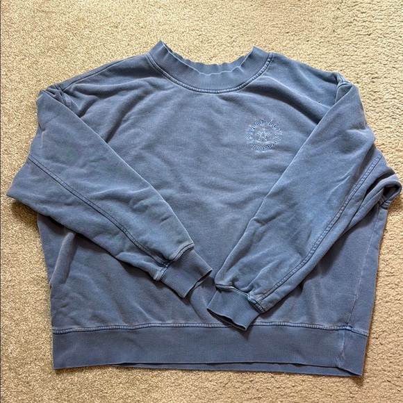 L*Space Active blue crew neck sweatshirt size M / L - Picture 1 of 4